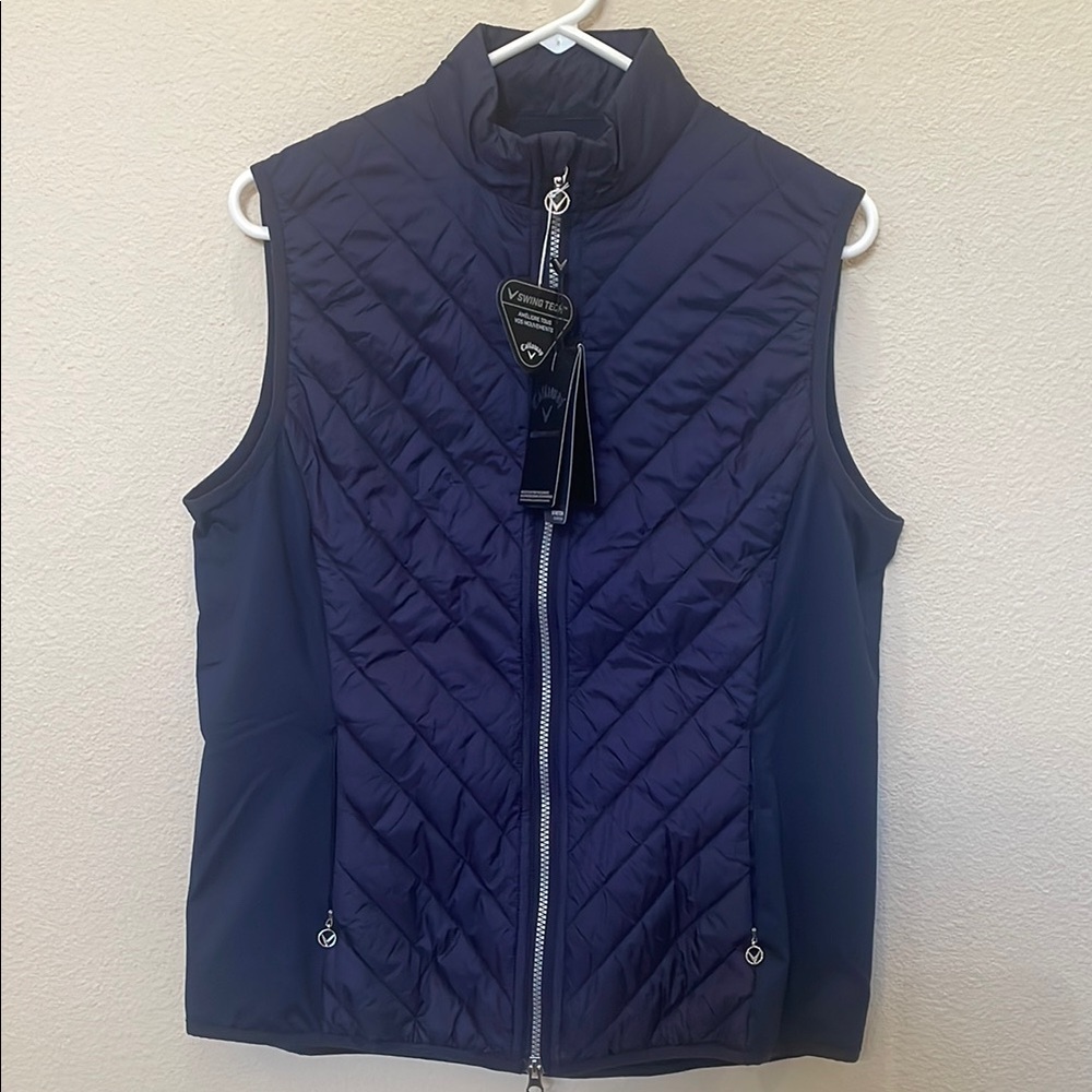 NWT Callaway WeatherSeries Stretch Peacoat Vest Size Large